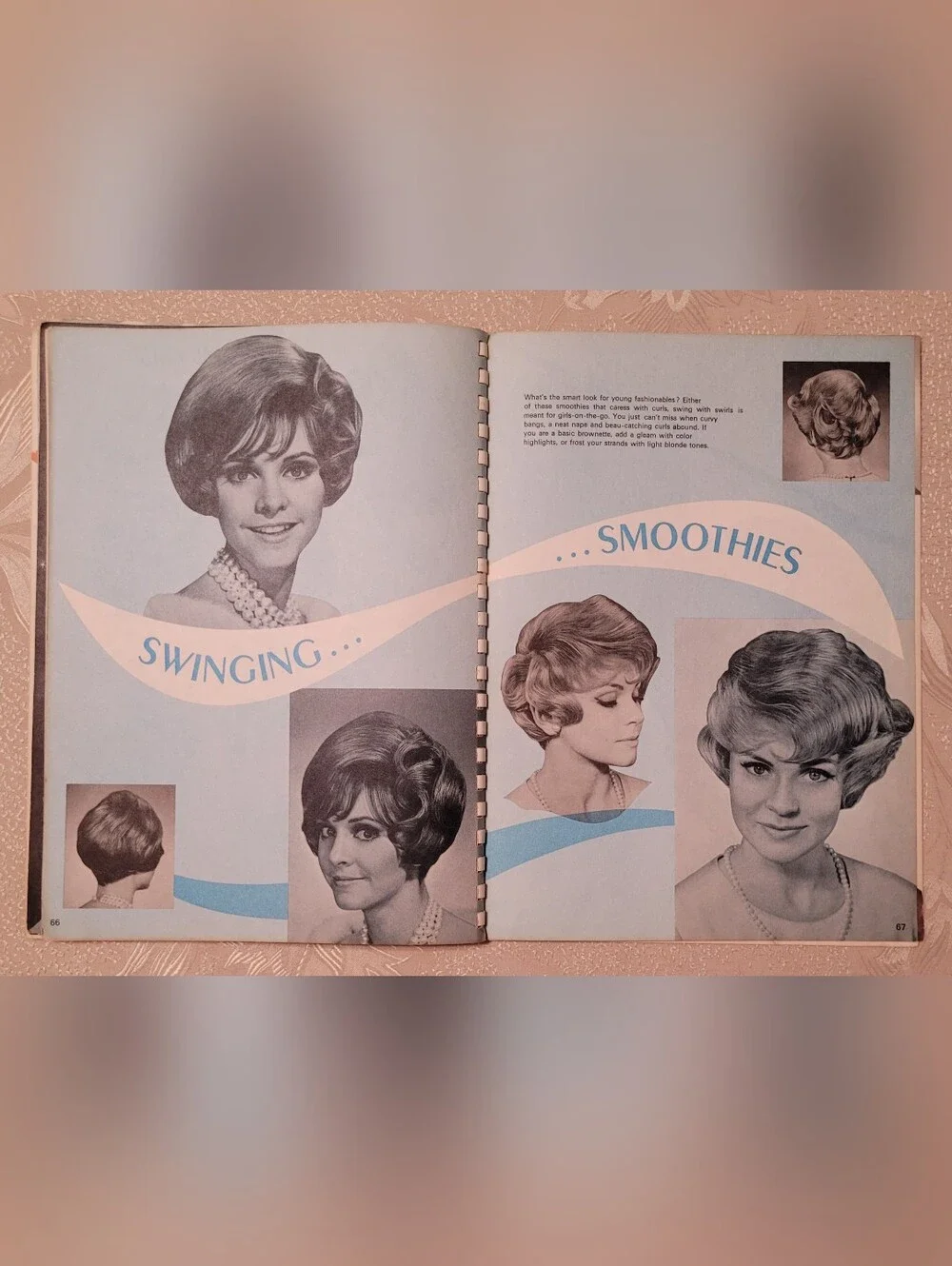 Vintage Modern Salon Styles Haistyling Hairdresser Magazine 1967